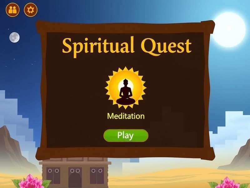 Spiritual Quest Meditation Interface